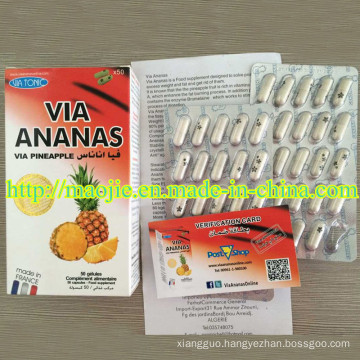 New Packing Via Ananas Weight Loss Capsule with Best Quality (MJ-VAN50PILLS)